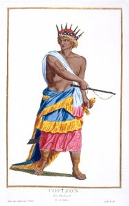Roi Tofizon de Dadra, 1780 - Pierre Duflos